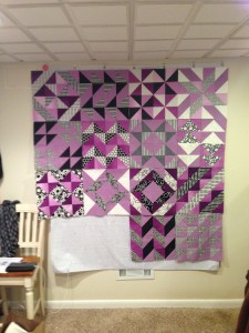 This is going to be one ginormous quilt!